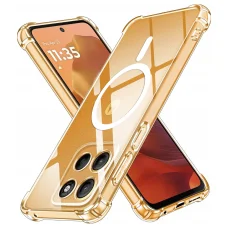 Motorola Moto G15 / G15 Power átlátszó Techsuit - Shockproof Clear Silicone MagSafe tok