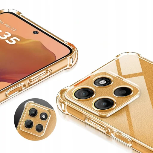 Motorola Moto G15 / G15 Power átlátszó Techsuit - Shockproof Clear Silicone MagSafe tok - 5