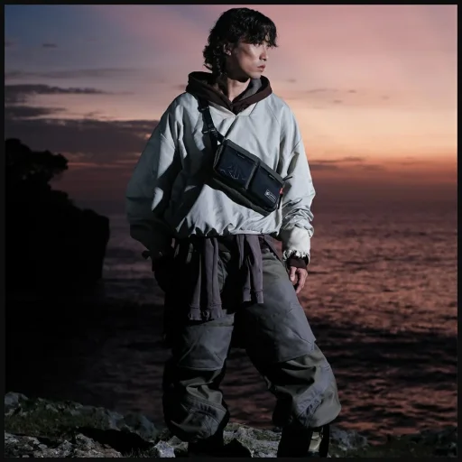 Olive Skinarma Jager Crossbody táska - 5