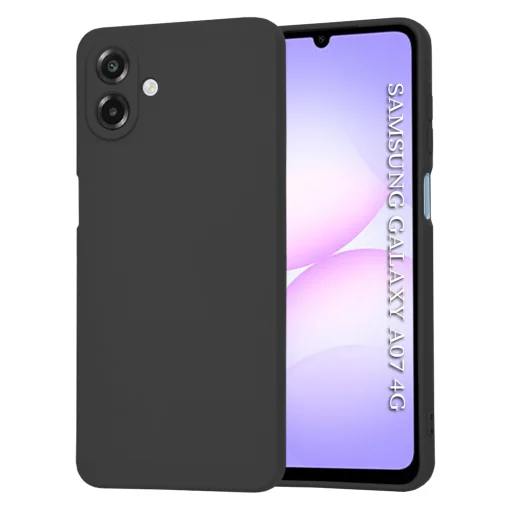 Samsung Galaxy A07 4G Techsuit SoftFlex Fekete tok - 1