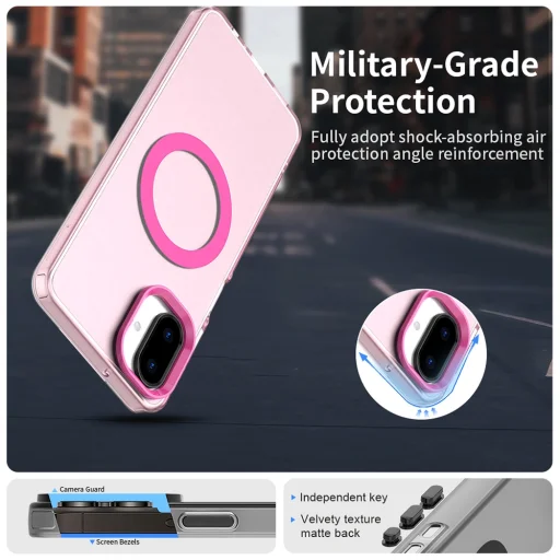 Samsung Galaxy A07 4G Techsuit - CandyCase MagSafe - Pink tok - 2