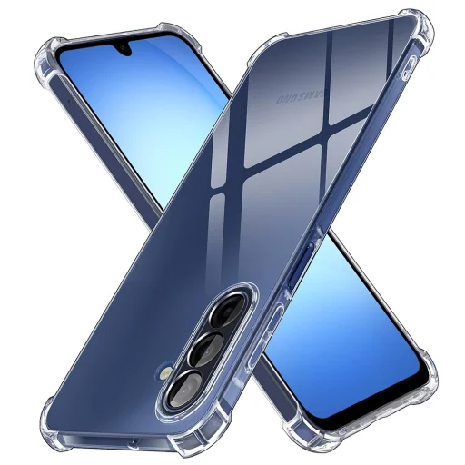 Samsung Galaxy A17 5G Techsuit - Ütésálló Átlátszó Szilikon - Átlátszó tok - 1