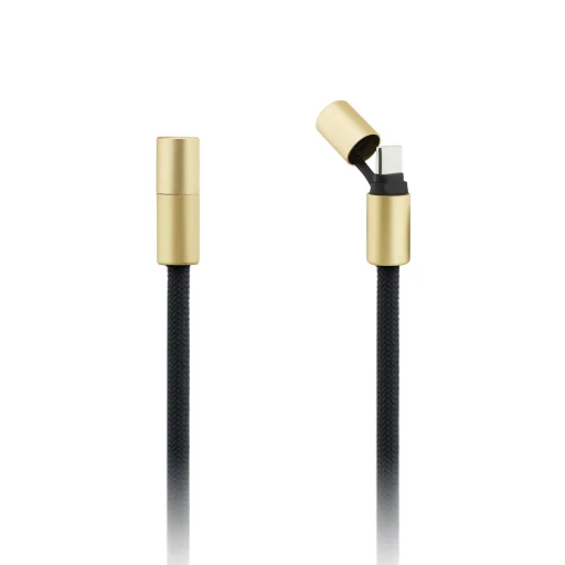 Guess Keresztpánt 4G Charm töltőkábellel USB-C/USB-C Fekete - 3