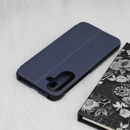 Samsung Galaxy A17 5G Techsuit eFold Series - Sötétkék tok - 2