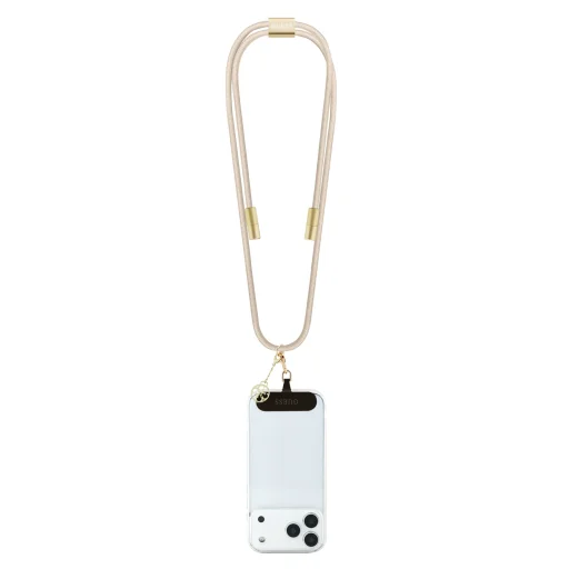Guess Crossbody Pánt 4G Charm USB-C/USB-C Töltőkábellel Bézs - 2