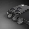 iPhone 17 Pro / 17 Pro Max Etteri kamera lencsevédő üvegfólia fekete thumbnail