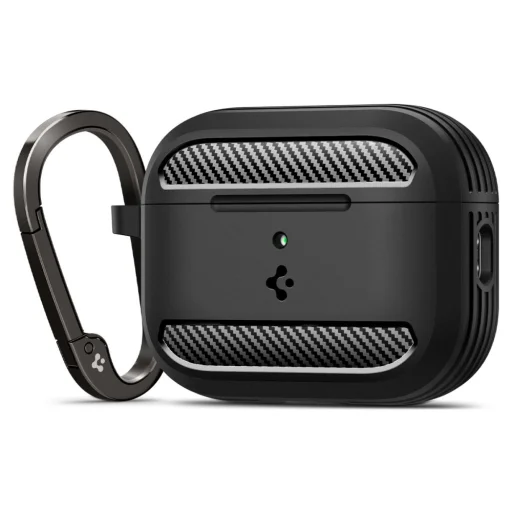 Apple AirPods Pro 3 Spigen Rugged Armor Matt Fekete tok - 1