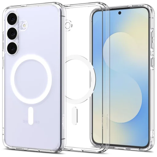 Samsung Galaxy S25 FE Spigen Ultra Hybrid Mag Magsafe átlátszó/fehér tok - 1