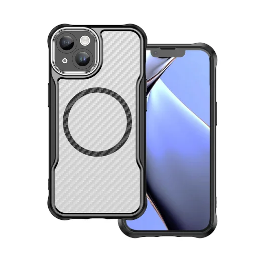 iPhone 17 Pro Max Defender Carbon Mag tok fekete - 1