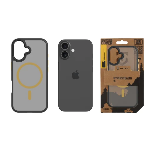  iPhone 17 Black/Yellow Tactical MagForce Hyperstealth 2.0 tok - 3