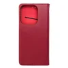 Xiaomi Redmi 15C SMART PRO Book bőrtok borvörös tok thumbnail