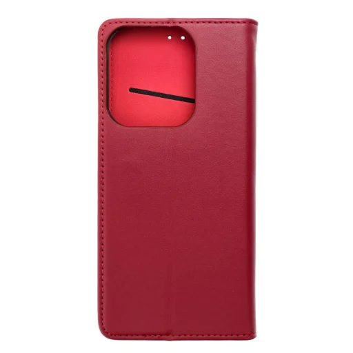 Xiaomi Redmi 15C SMART PRO Book bőrtok borvörös tok - 10