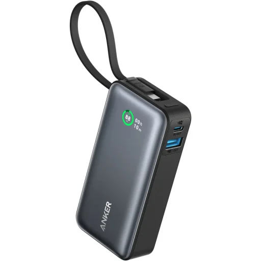 Powerbank Anker Nano, 10000mAh, 30W, QC + PD, Fekete A1259G11 - 1