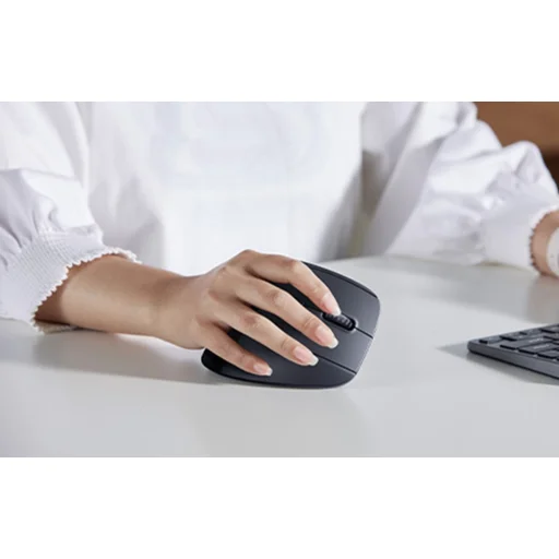 Ugreen M571 vezeték nélküli függőleges egér 2.4 GHz + BT (fekete) - 9