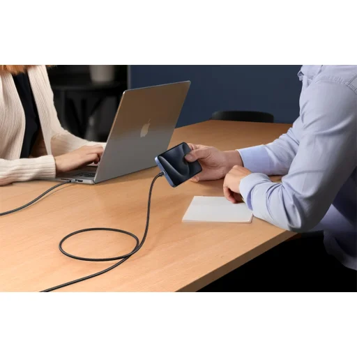 Ugreen L512 USB-C USB-C kábel, 1m, 5A, 480Mbps, csillagszürke - 4