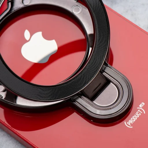 Telefontartó CIRCLE - ragasztható - fekete - 4