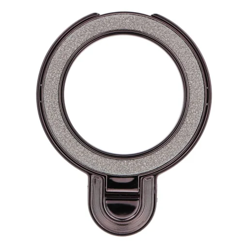 Telefon állvány KÖR GLITTER - öntapadós - fekete - 1