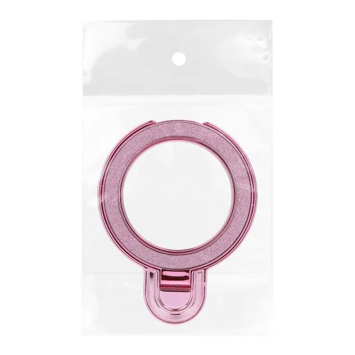 Telefon állvány CIRCLE GLITTER - ragasztható - rózsaszín - 2