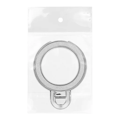 CIRCLE GLITTER telefontartó - tapadós - ezüst - 2