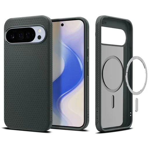 Google Pixel 10 Pro XL Abyss Green Spigen Liquid Air MagSafe tok - 1