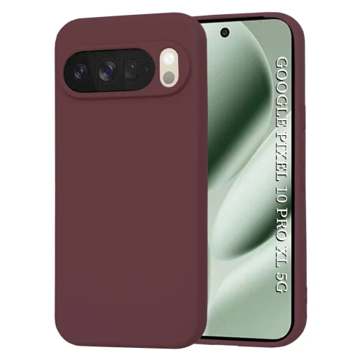 Google Pixel 10 Pro XL Techsuit - SoftFlex - Plum Red tok - 1