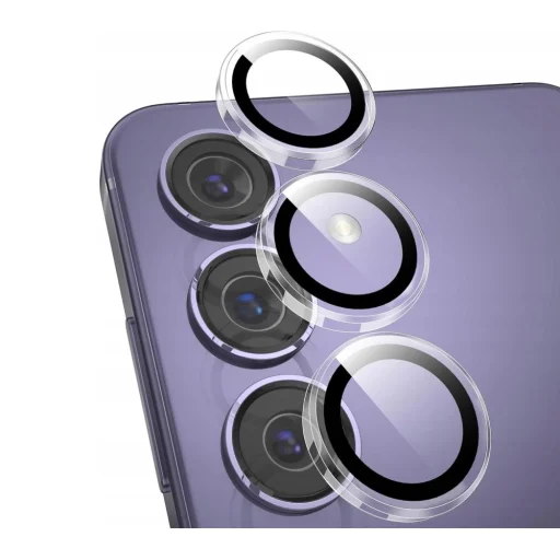 Samsung Galaxy S25 FE üvegfólia Tech-Protect Easy Set+ 3-csomag Átlátszó - 6