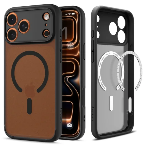iPhone 17 Pro Max Spigen Ultra Hybrid Mag MagSafe tok fekete - 2