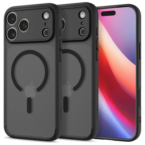 iPhone 17 Pro Max Spigen Ultra Hybrid Mag MagSafe tok fekete - 1