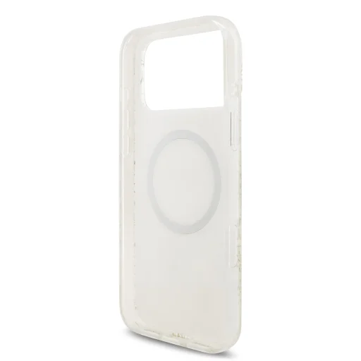  iPhone 17 Pro Max Fehér Guess IML Flowers Allover Pántos MagSafe tok - 5