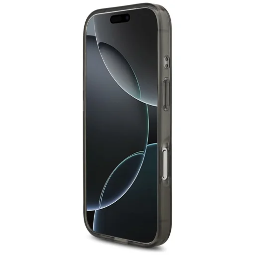  iPhone 17 Pro Fekete Guess IML Virágos Pántos MagSafe tok - 4