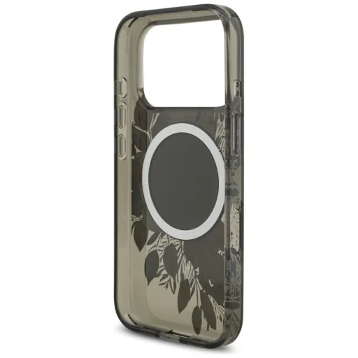  iPhone 17 Pro Fekete Guess IML Virágos Pántos MagSafe tok - 7