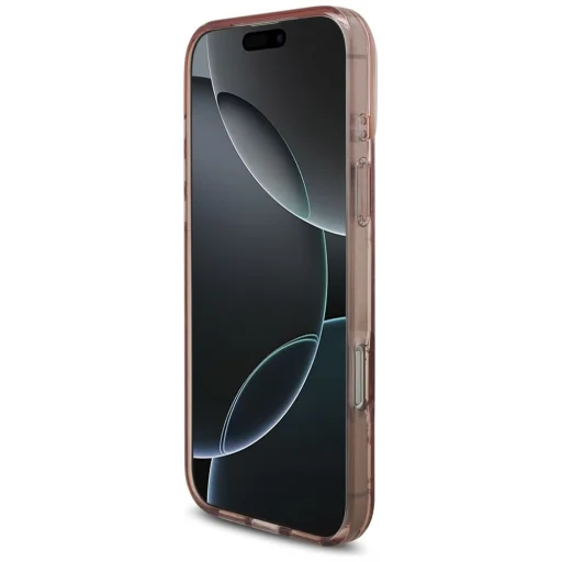  iPhone 17 Pro Max Pink Guess IML Flowers Szíj MagSafe tok - 3