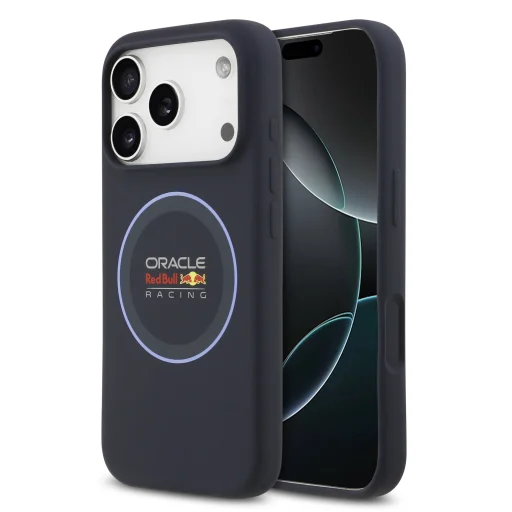 Red Bull Szilikon Kék Gyűrű MagSafe iPhone 17 Pro toknavy tok - 1