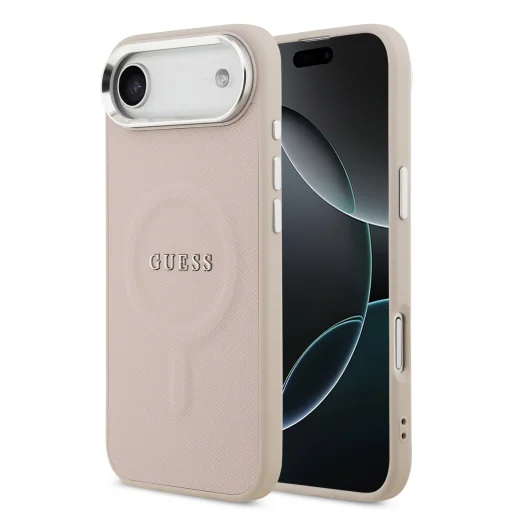 iPhone 17 Air Pink Guess PU Saffiano MagSafe tok - 1