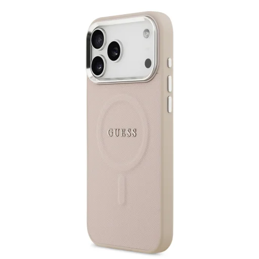  iPhone 17 Pro Pink Guess PU Saffiano MagSafe tok - 2