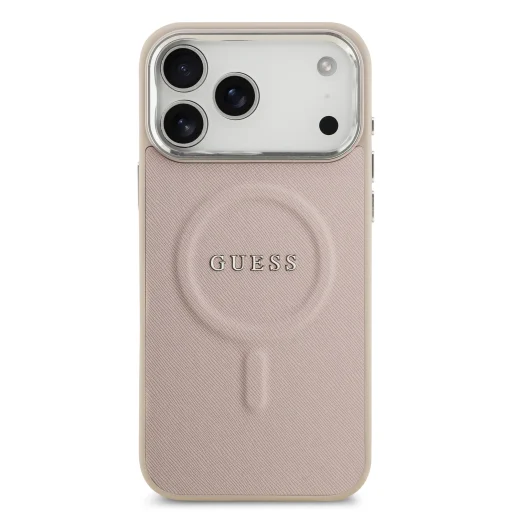  iPhone 17 Pro Pink Guess PU Saffiano MagSafe tok - 3
