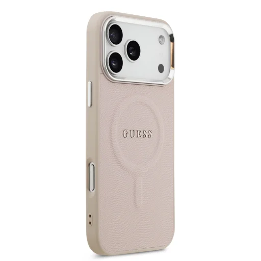  iPhone 17 Pro Pink Guess PU Saffiano MagSafe tok - 4