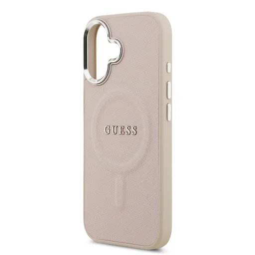  iPhone 17 Rózsaszín Guess PU Saffiano MagSafe tok - 5