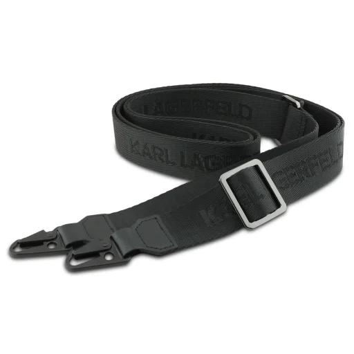  Apple iPhone 17 Pro Max Karl Lagerfeld Saffiano Crossbody Pánt Metal Karl és Choupette tok - 7