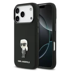  iPhone 17 Pro Karl Lagerfeld Liquid Silicone Metal Ikonik tok