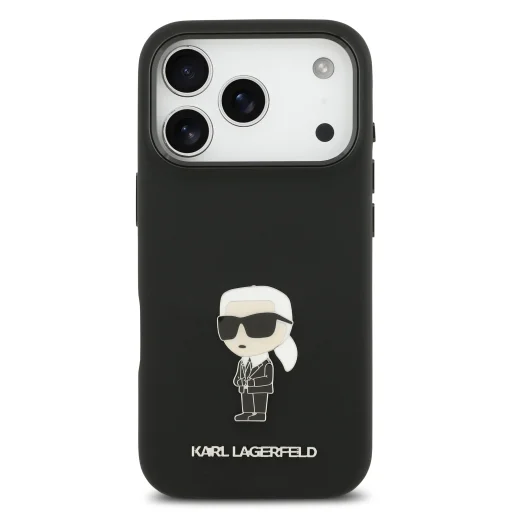  iPhone 17 Pro Karl Lagerfeld Liquid Silicone Metal Ikonik tok - 3