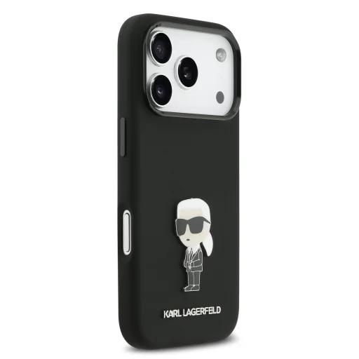  iPhone 17 Pro Karl Lagerfeld Liquid Silicone Metal Ikonik tok - 4