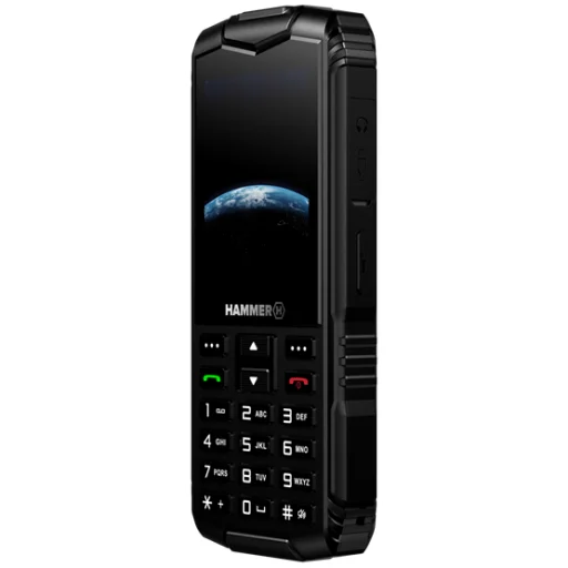 HAMMER Horizon LTE 2,4" Dual SIM csepp-, por- és ütésálló mobiltelefon - fekete - 2