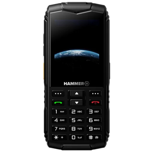 HAMMER Horizon LTE 2,4" Dual SIM csepp-, por- és ütésálló mobiltelefon - fekete - 1