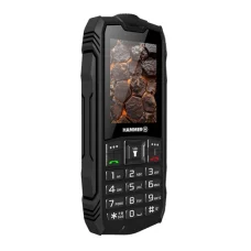 HAMMER Rock LTE 2,4" Dual SIM csepp-, por- és ütésálló mobiltelefon - fekete