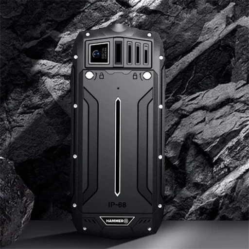 HAMMER Rock LTE 2,4" Dual SIM csepp-, por- és ütésálló mobiltelefon - fekete - 9