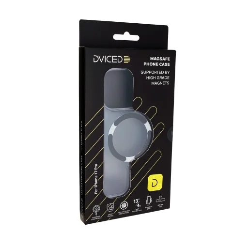  iPhone 17 Pro Fekete Dviced MagSafe átlátszó tok - 4