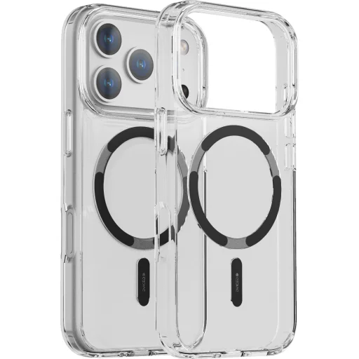  iPhone 17 Pro Fekete Dviced MagSafe átlátszó tok - 1