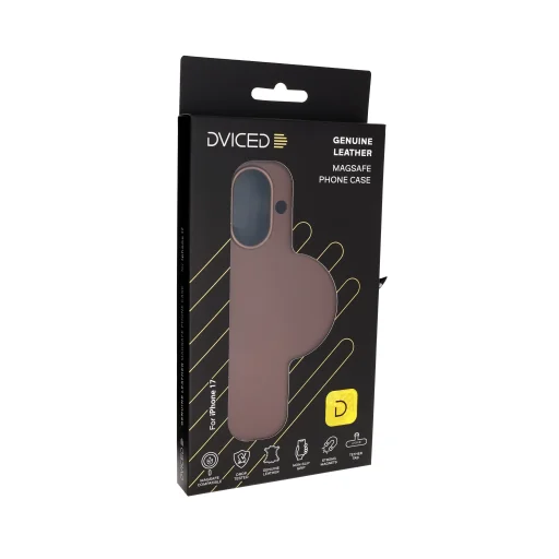  iPhone 17 Barna Dviced bőrből készült MagSafe tok - 2