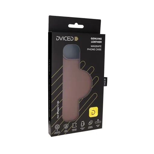  iPhone Air barna Dviced bőr MagSafe tok - 4